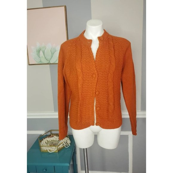 Women Knit Cardigan, 60s Cardigan - Picture 6 of 6